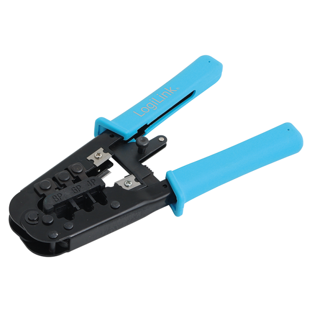 Crimping tool for RJ11/12/45 modular plugs, standard