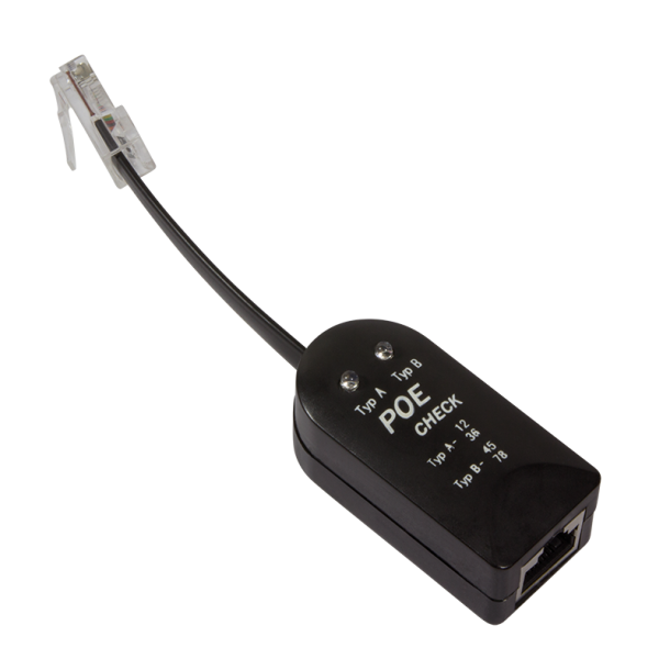 PoE finder, Power over Ethernet status detector