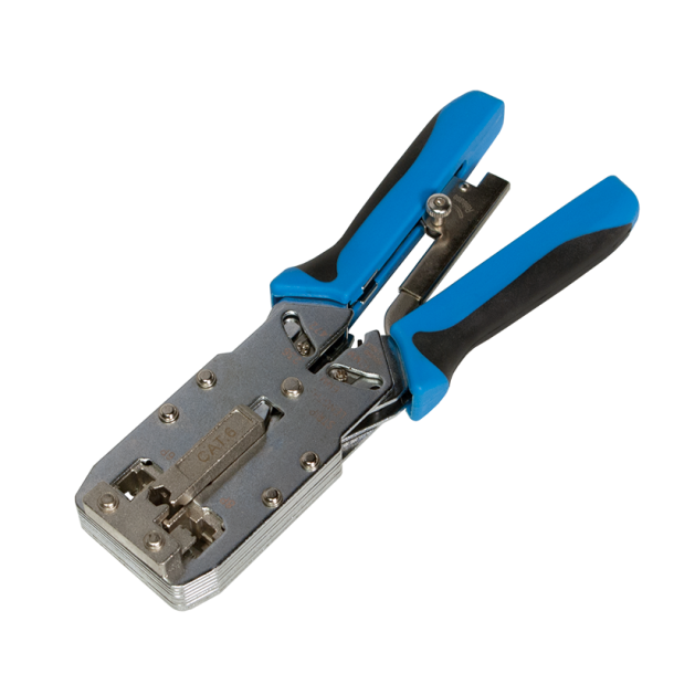 Professional tool for modular plugs RJ11 & RJ45 Cat.6