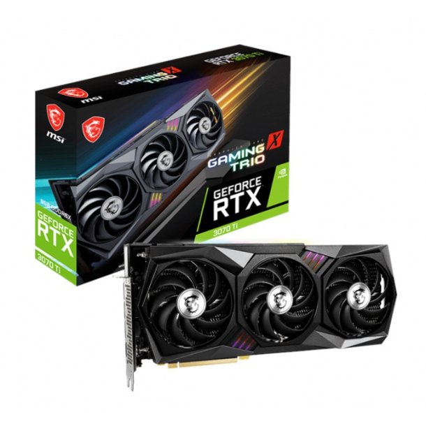 MSI GeForce RTX 3070 Ti GAMING X TRIO - 8GB GDDR6X RAM - Grafikkort