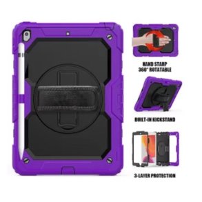 Robust cover til iPad 10,2 med kickstand - Lilla