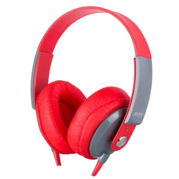 MTK Headset with microphone, Red