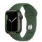 Apple Watch Series 7 GPS 41mm Green Aluminium Case with Clover Sport Band