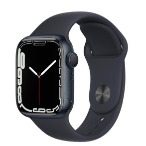 Apple Watch Series 7 GPS 41mm Midnight Aluminium Case with Midnight Sport Band