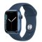 Apple Watch Series 7 GPS + Cellular 41mm Blue Aluminium Case with Abyss Blue Sport Band