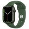 Apple Watch Series 7 GPS 45mm Green Aluminium Case with Clover Sport Band