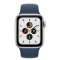 Apple Watch SE GPS 40mm Silver Aluminium Case with Abyss Blue Sport Band - Regular