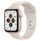 Apple Watch SE GPS 44mm Gold Aluminium Case with Starlight Sport Band - Regular