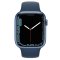 Apple Watch Series 7 GPS 41mm Blue Aluminium Case with Abyss Blue Sport Band