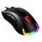 MSI Clutch GM50 - Gaming Mus - Optisk - 6 knapper - Sort med RGB lys