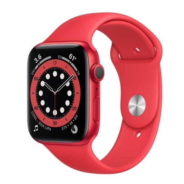 Apple Watch Series 6 GPS 44mm PRODUCT(RED) Aluminium Case with PRODUCT(RED) Sport Band