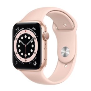  Apple Watch Series 6 GPS 44mm Gold Aluminium Case with Pink Sand Sport Band