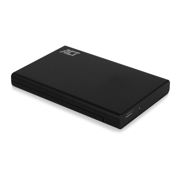 ACT 2.5 inch  SATA hard drive enclosure, screwless, USB-C 3.2 Gen2