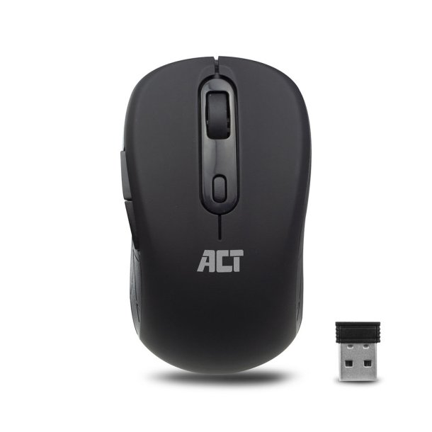 ACT WIRELESS MOUSE 1000/1600DPI BK