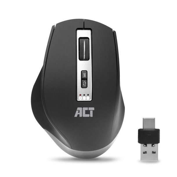 ACT Wireless Multi-Connect Mouse 600 till 2400 dpi, black