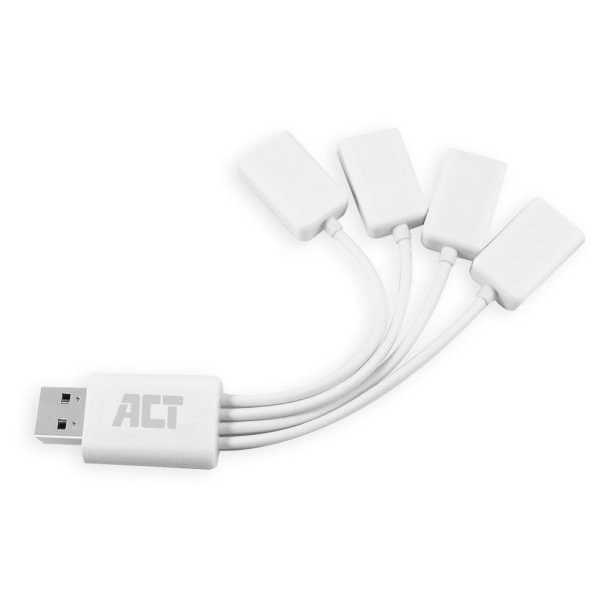 ACT USB hub 4 port USB-A, flexible