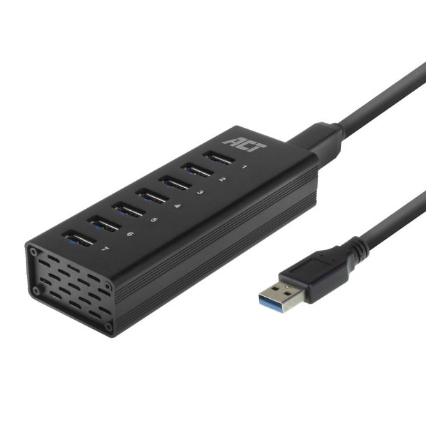 ACT USB hub 3.0 7 port, 20W power supply