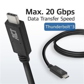 ACT USB4® 20Gbps USB-C kabel - 1 meter