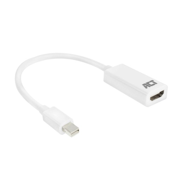 ACT 0.15 meters Mini DisplayPort male to HDMI-A female adapter