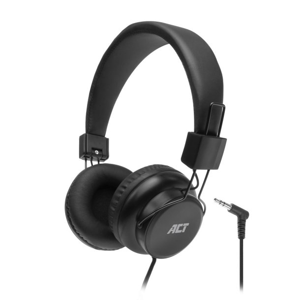 ACT Foldable stereo headphones with 3.5mm audio jack