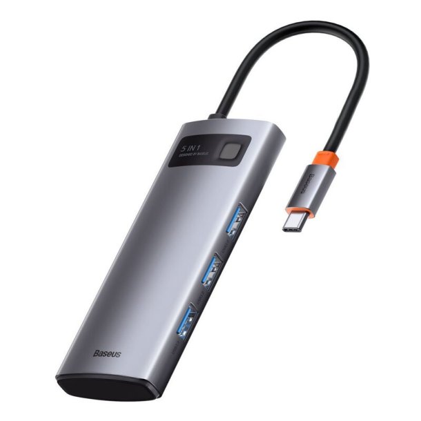 Baseus 5 in1 Hub USB-C to 3x USB 3.0 + HDMI + USB-C PD