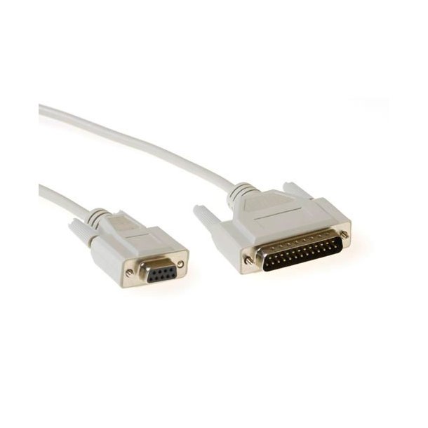 ACT SER CABLE DB09F/DB25M    1.80M