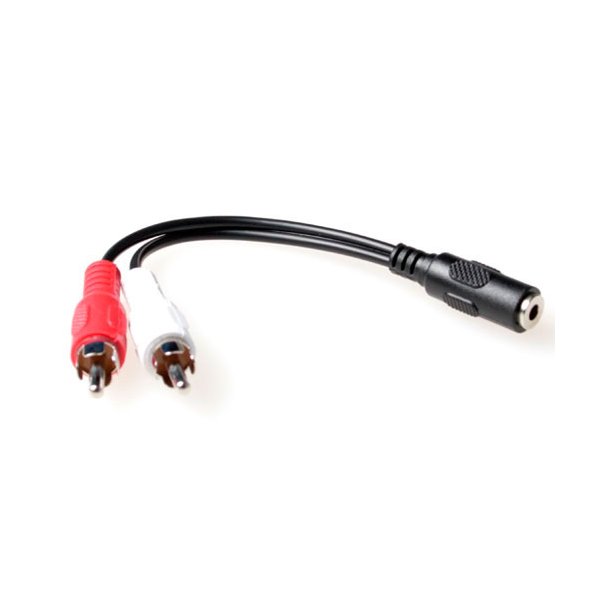 ACT 3,5MM STEREO-2XRCA F/M   0.15M