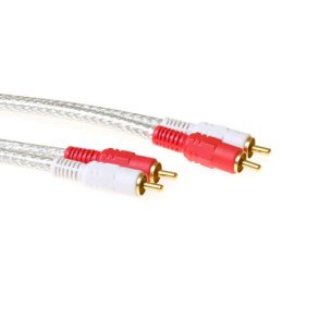 ACT 2 meter High quality connection cable 2xTulp male - 2x Tulp male