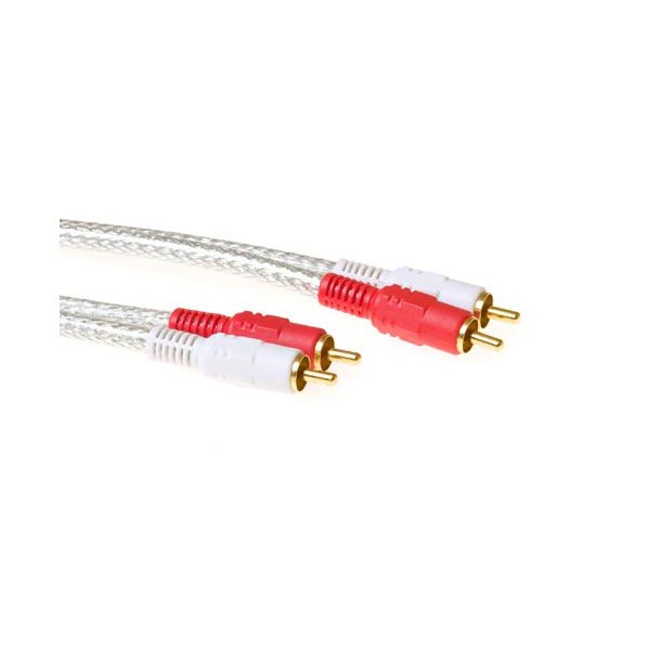 ACT 2 meter High quality connection cable 2xTulp male - 2x Tulp male