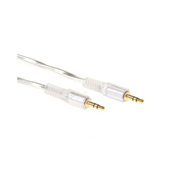 ACT 5 meter High quality audio connection cable 1x 3,5 mmm jack male - 1x 3.5mm stereo jack male