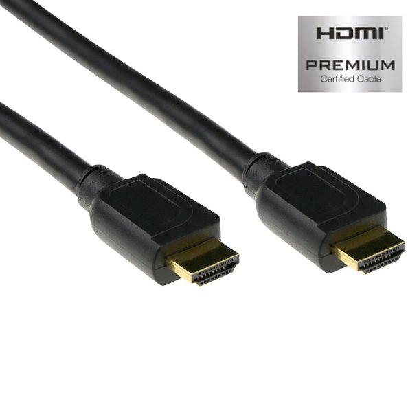 ACT 5 meter HDMI High Speed Ethernet premium certified cable HDMI-A male - HDMI-A male