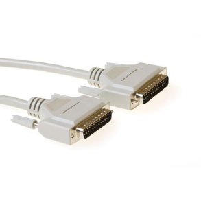 ACT 1.8 metre Serial 1:1 connection cable 25 pin D-sub male - 25 pin D-sub male