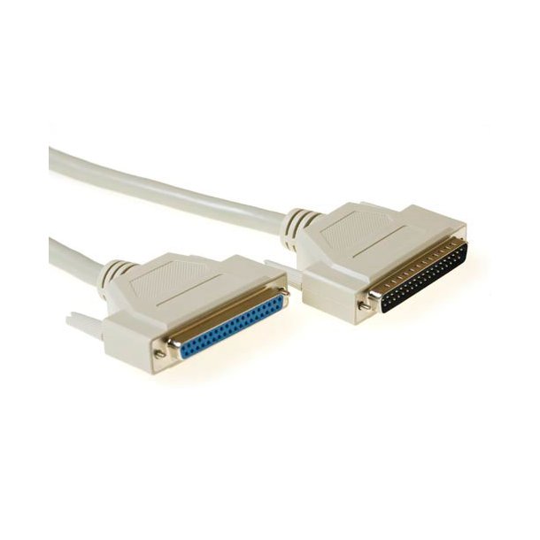 ACT 2 metre Serial 1:1 connection cable 37 pin D-sub male - 37 pin D-sub female