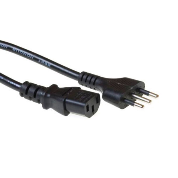 ACT Powercord Italian plug - C13 black 1.8 m