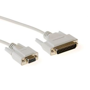 ACT Serial printer cable 9 pin D-sub female - 25 pin D-sub male  1.80 m