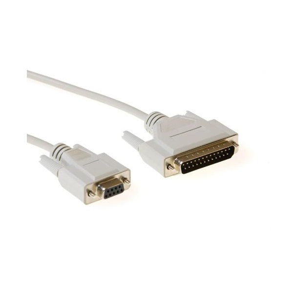 ACT Serial printer cable 9 pin D-sub female - 25 pin D-sub male  3 m