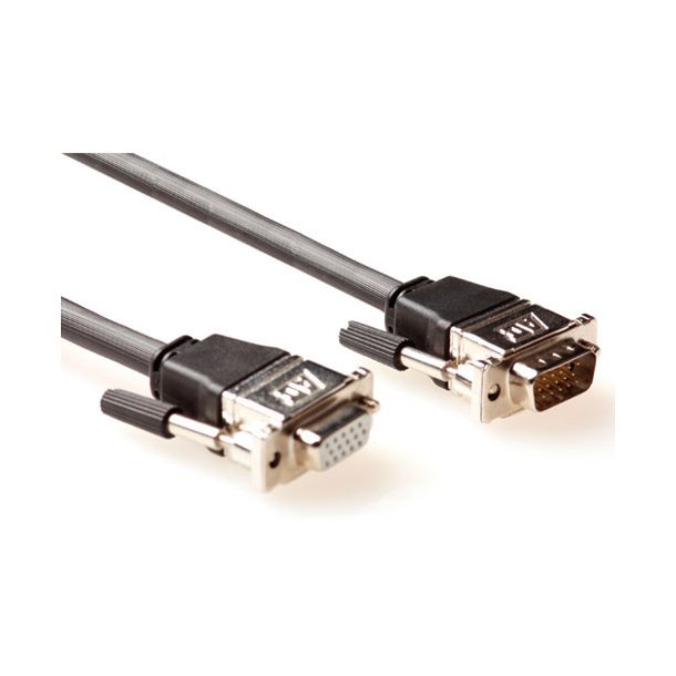 ACT 3 metre High Performance VGA extension cable male-female with metal hoods