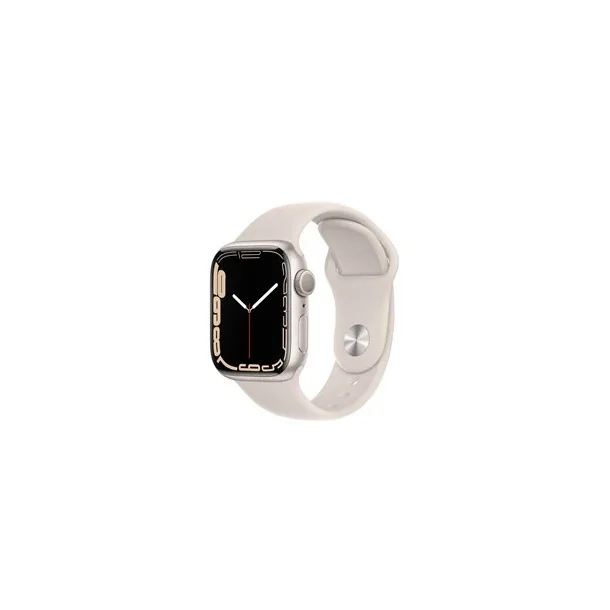  Apple Watch Series 7 GPS 41mm Starlight Aluminium Case with Starlight Sport Band