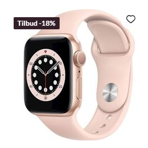 APPLE WATCH S6 GPS 40MM GOLD ALU CASE REGULAR - PINK/SAND SPORTSREM