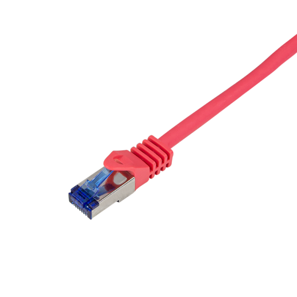 Patch cable Ultraflex, Cat.6A, S/FTP, red, 15 m