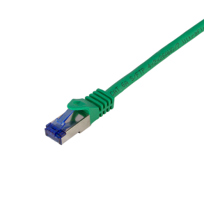 Patch cable Ultraflex, Cat.6A, S/FTP, green, 1.5 m