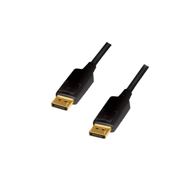 LogiLink DisplayPort cable, DP/M to DP/M, 4K/60 Hz, CCS, black, 1 m