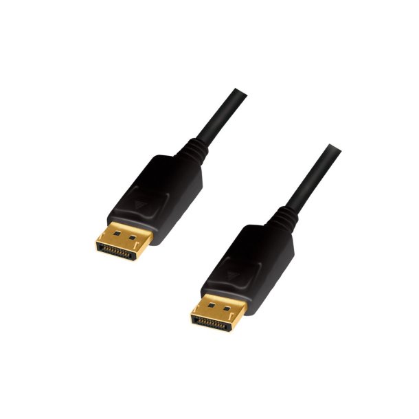 LogiLink DisplayPort Cable, DP/M to DP/M, 4K/60Hz, CCS, black, 3 m