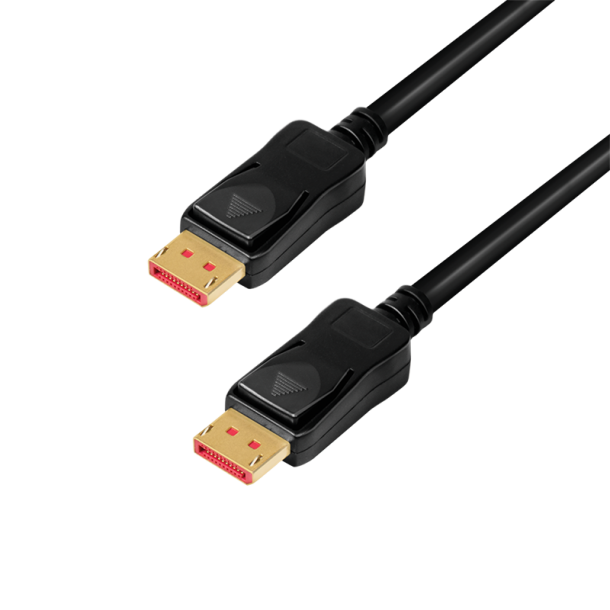 DisplayPort cable, DP/M to DP/M, 8K/60 Hz, amplifier, black, 10 m