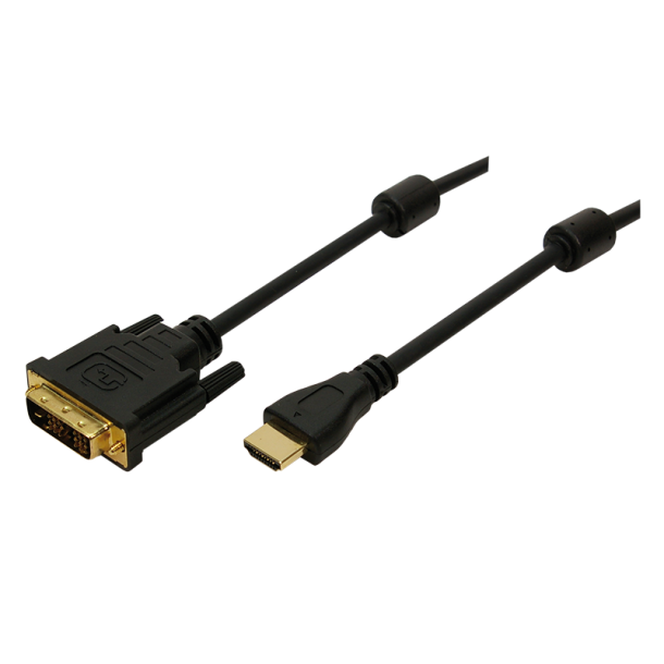 LogiLink HDMI male to DVI (18+1) male,  5,0 m