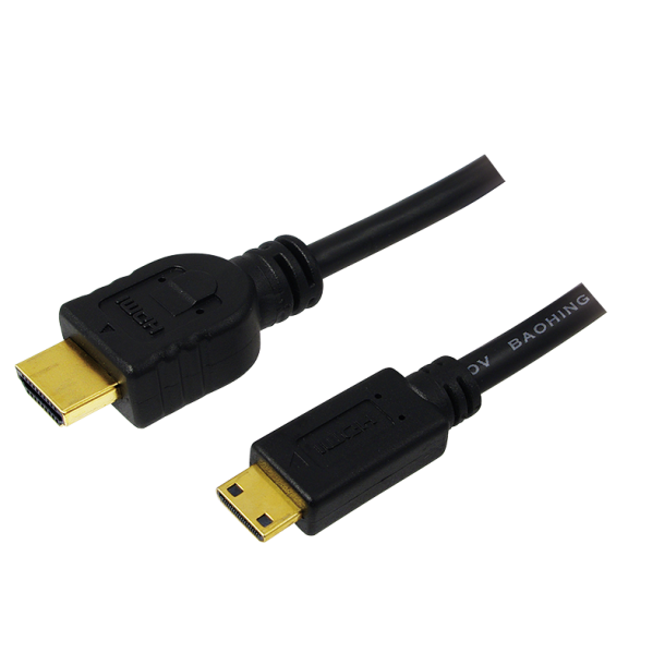 LogiLink® Cable HDMI to HDMI Mini High Speed w.E. 2 Meter