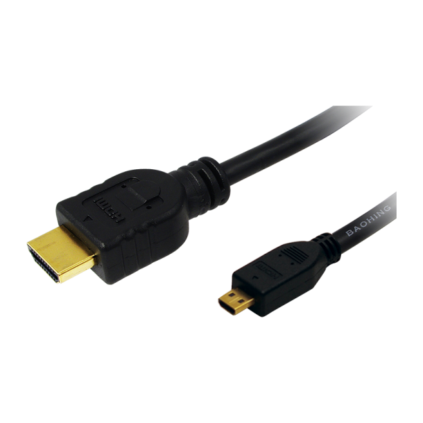 1 Meter HDMI (Typ-A) to Micro-HDMI (Typ-D)