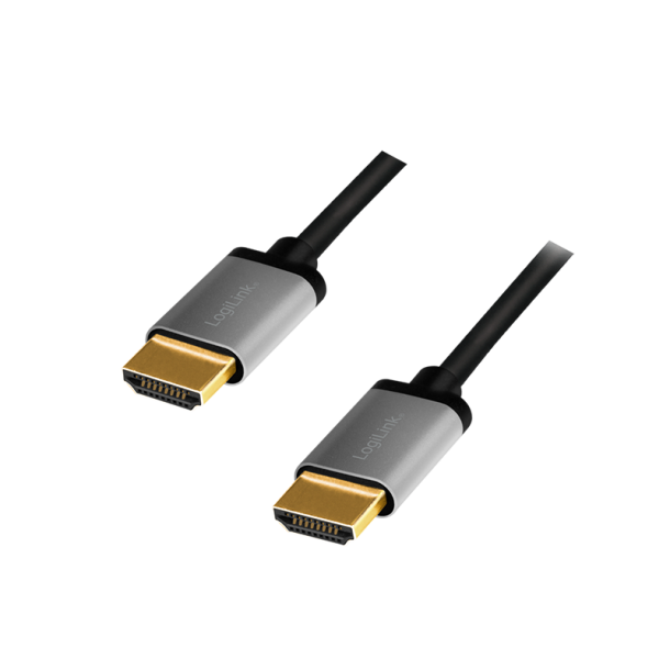 HDMI cable, A/M to A/M, 4K/60 Hz, alu, black/grey, 3 m