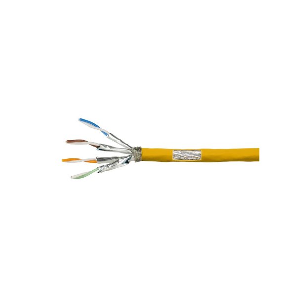 LogiLink Installation cable PrimeLine, Cat.7A, S/FTP, yellow, 200 m