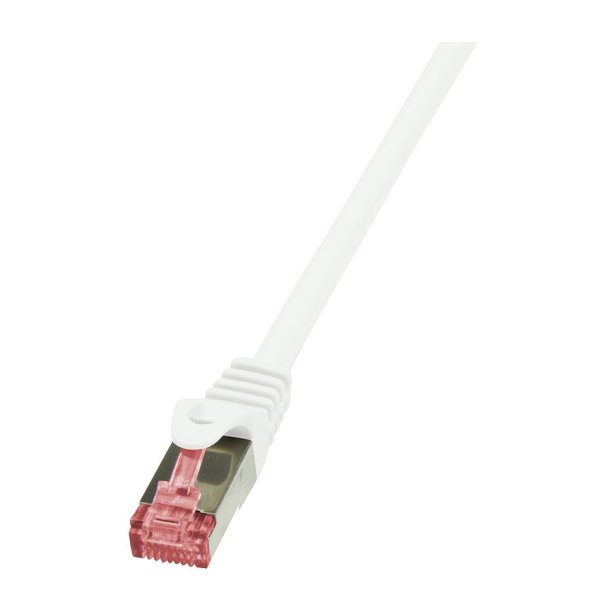 Patch cable Cat.6 S/FTP, PIMF, PrimeLine, white, 0.5m